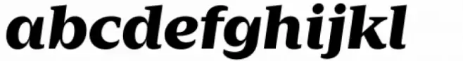Zin Serif Extended Black Italic