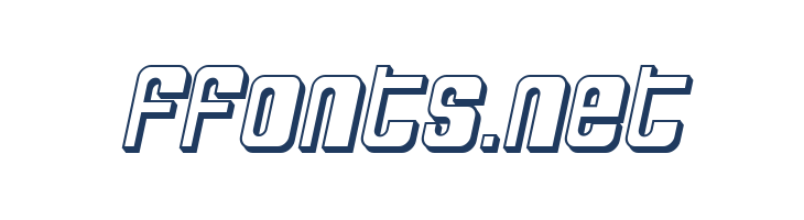 SF DecoTechno Shaded Oblique font — Lorem ipsum body text preview