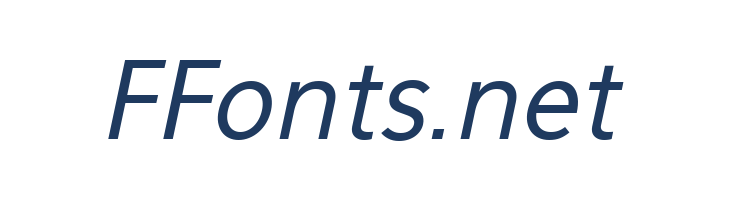 Eau Sans Book Lining Oblique font — Lorem ipsum body text preview