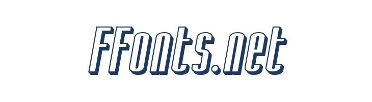 SF Iron Gothic Shaded Oblique font — Lorem ipsum body text preview