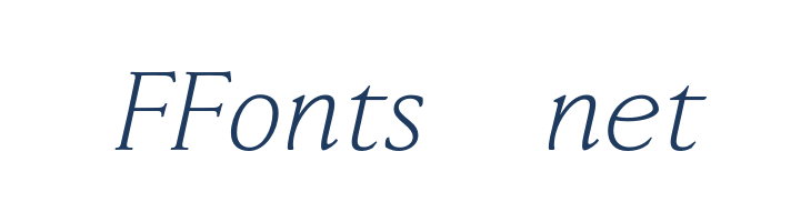 FaberSerifReduced-46LeichtKursiv font — Lorem ipsum body text preview