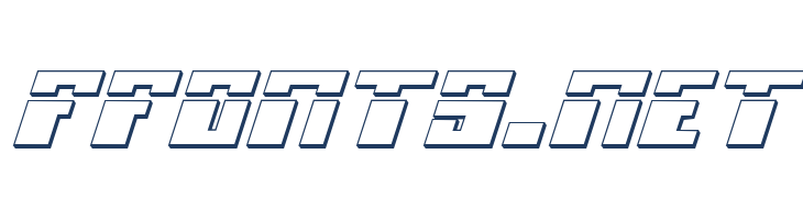 Micronian Laser 3D Italic font — Lorem ipsum body text preview