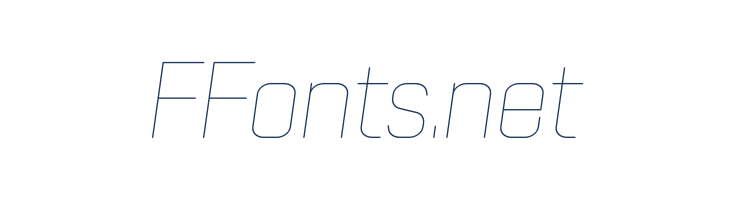 ZF2334 Square Hairline Italic font — Lorem ipsum body text preview