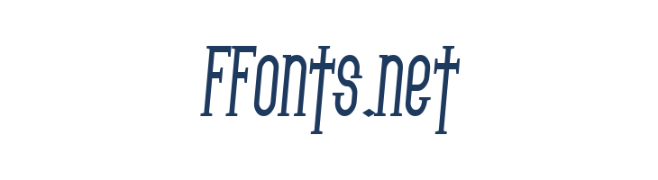 SF Gothican Condensed Bold Italic font — Lorem ipsum body text preview