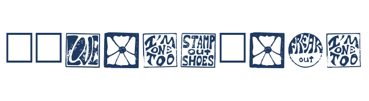 Hippy Stamp font — Lorem ipsum body text preview