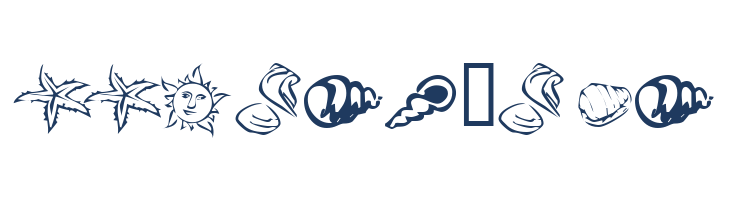 KR Down By The Sea font — Lorem ipsum body text preview