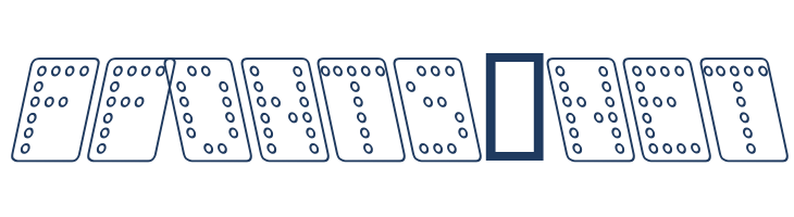 Domino normal kursiv omrids font — Lorem ipsum body text preview