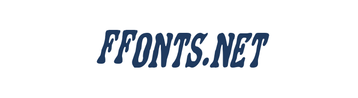 Black Gunk Staggered Italic font — Lorem ipsum body text preview