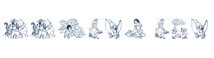 Disney family 1 font — Lorem ipsum body text preview