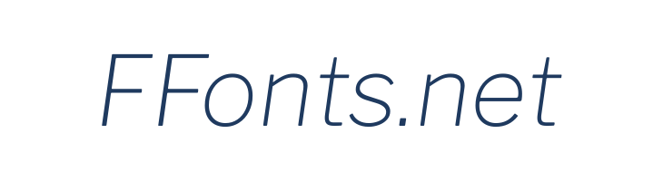 Libre Franklin Thin Italic font — Lorem ipsum body text preview