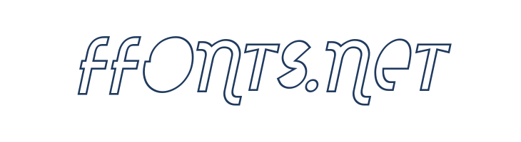 Attracted Monday Outline Italic font — Lorem ipsum body text preview